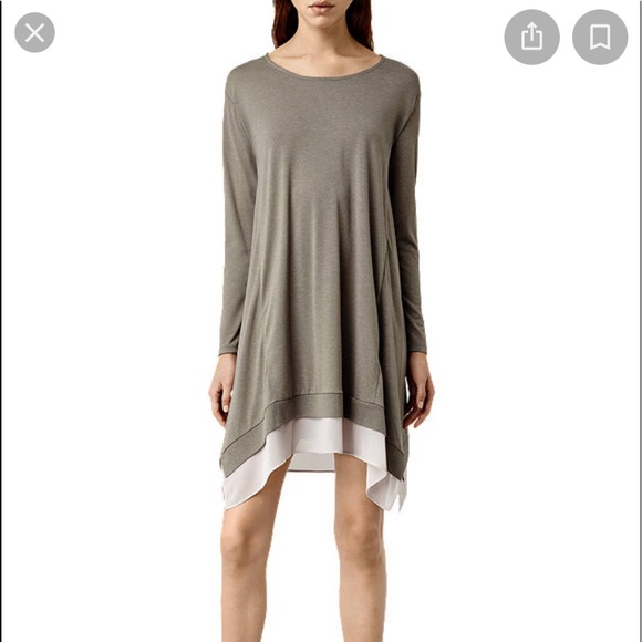 All Saints Dresses Womens All Saints Arya Long Sleeve Dress Sz